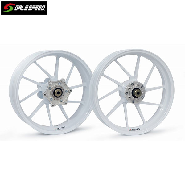 GALE SPEED (ゲイルスピード) D-TRACKER X(08-16) アルミ鍛造ホイール [TYPE-R] フロント 350-17 ソリッドホワイト ガラスコーティング仕様 28370024SWQ