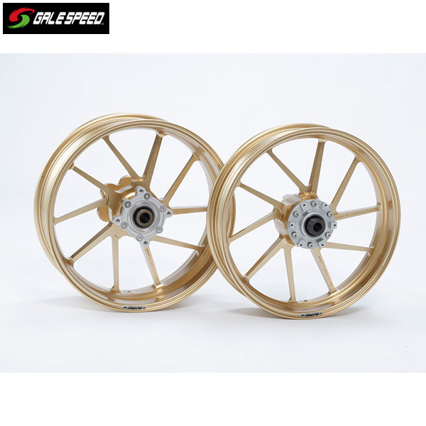 GALE SPEED (ゲイルスピード) GPZ900R(90-03)[A7～A16] アルミ鍛造ホイール [TYPE-R フロント 350-17 ゴールド ガラスコーティング仕様 28375079Q