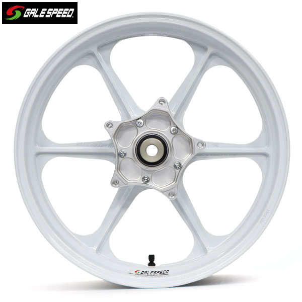 GALE SPEED (ゲイルスピード) SCRAMBLER FullThrottle/Icon アルミ鍛造ホイール[TYPE-N]フロント 350-17 ソリッドホワイト ガラスコーティング仕様 28690072SWQ
