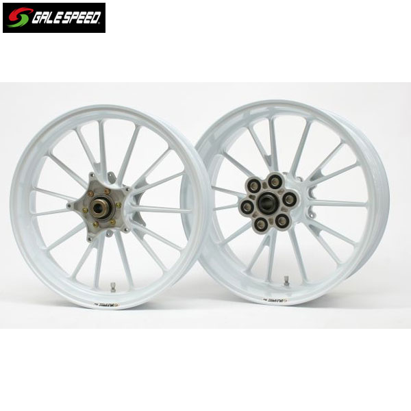 GALE SPEED (ゲイルスピード) GPZ900R(90-03)[A7～A16] アルミ鍛造ホイール [TYPE-S] フロント 350-17 ソリッドホワイト ガラスコーティング仕様 28770001SWQ｜PartsBoxSystemJapan