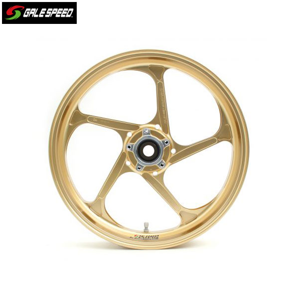 GALE SPEED (ゲイルスピード) DUCATI 1299 PANIGALE/R アルミ鍛造ホイール [TYPE-GP1S/モノアーム用 フロント 350-17 ゴールド 29195066｜PartsBoxSystemJapan