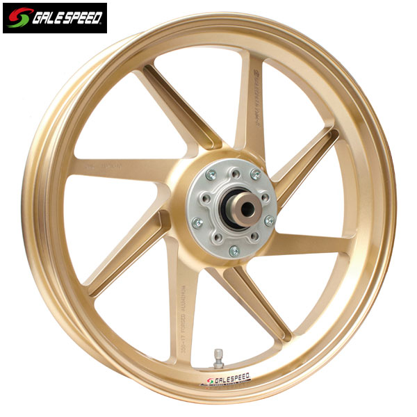 GALE SPEED (ゲイルスピード) GSX-R600/R750/R1000・SV1000/S アルミ鍛造ホイール [TYPE-E] フロント 350-17 ゴールド 29455001