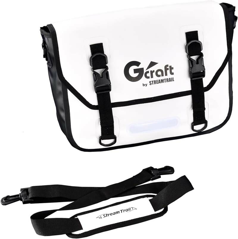 Ｇクラフト Gcraft×STREAM TRAIL サドルバッグ ホワイト G39438
