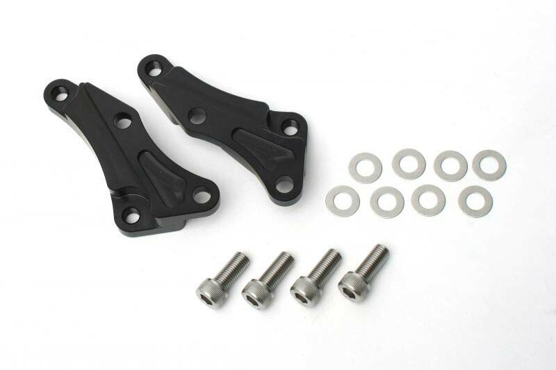【4月11日入荷予定 受付中】ACTIVE(アクティブ) ZX-12R(2000~2003) キャリパーサポート ブラック(65mmピッチ4PAD&STDローター径用) 1470032R