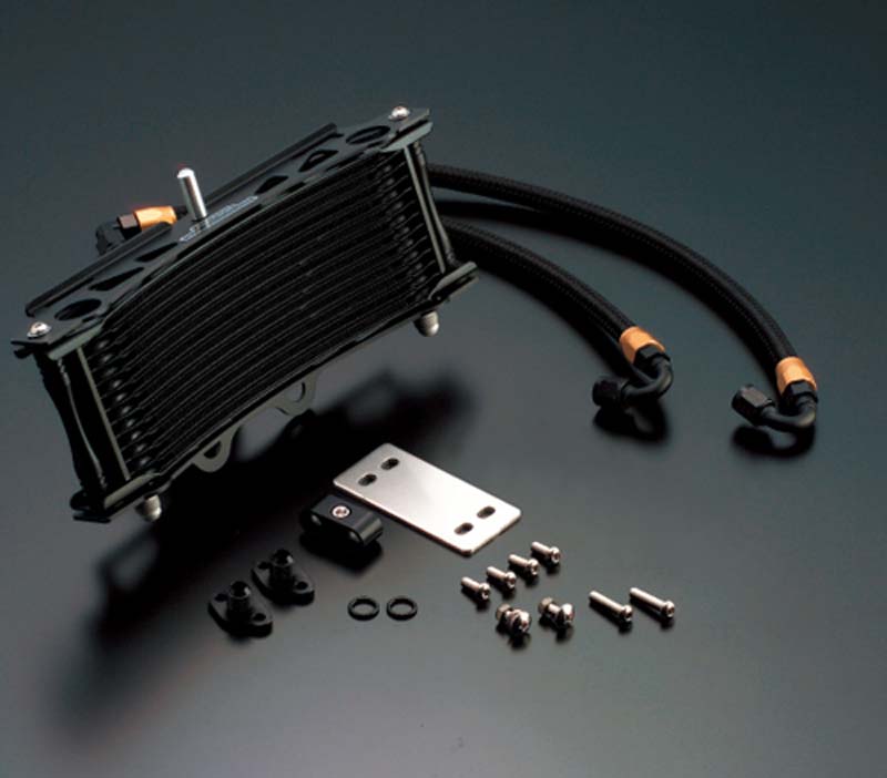 【8月3日入荷予定 受付中】ACTIVE(アクティブ) XJR400 XJR400R YAMAHA ヤマハ オイルクーラーキット ラウンド ブラック #6 サーモ対応 AC14033613BC｜PartsBoxSystemJapan 72,096円