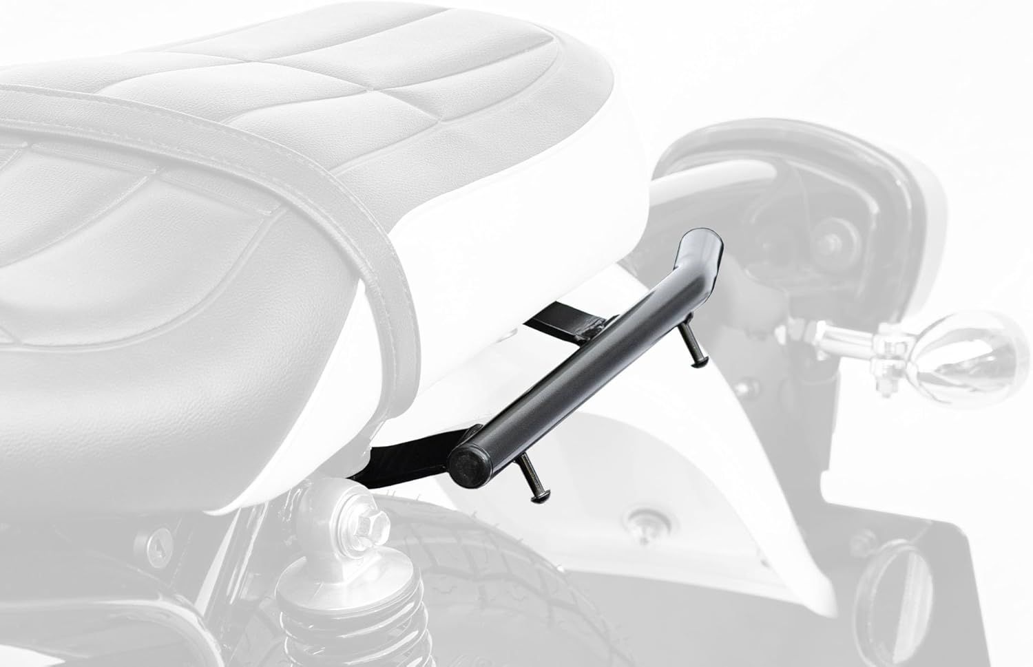 【4月18日出荷】キジマ W230 MEGURO S1 カワサキ KAWASAKI アシストグリップ レール スチール製 左側用 ブラック 210-4844