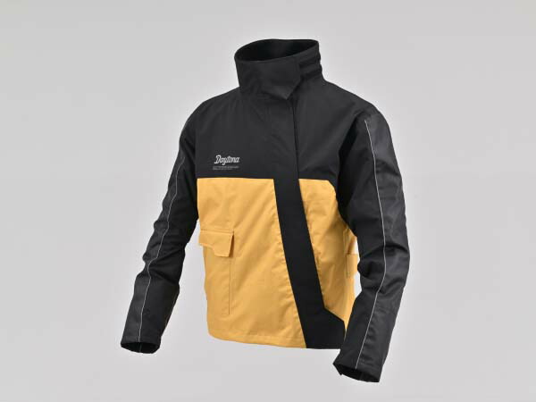 【4月10日出荷】デイトナ DR-001 ハイパフォーマンスレインウエア ジャケット イエロー Lサイズ DAY60994