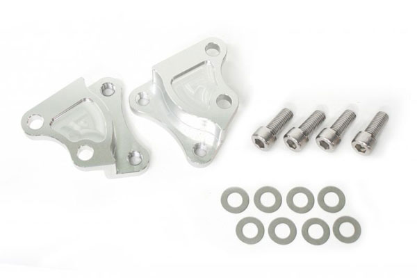【4月11日入荷予定 受付中】ACTIVE(アクティブ) ゼファー750/400/400χ ZRX400/2 KAWASAKI カワサキ キャリパーサポート シルバー (brembo 40mmピッチ＆大型ローター径対応) 1470035S