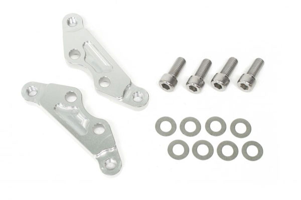 ACTIVE(アクティブ) XJR1300 VMAX1200 XJR400R YAMAHA ヤマハ キャリパーサポート シルバー (brembo 40mmピッチ＆大型ローター径対応) 1473011S