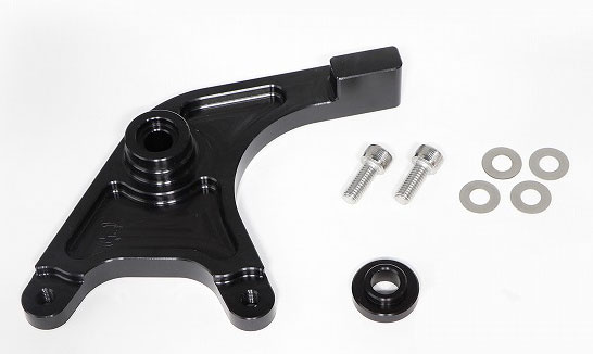 【在庫あり】ACTIVE(アクティブ) グロム HONDA ホンダ リアキャリパーサポート ブラック (2POT 84mmピッチ＆STD径) 30100075BN｜PartsBoxSystemJapan