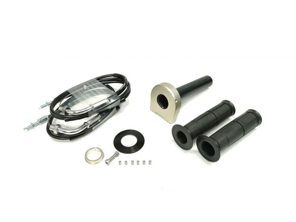 【在庫あり】ACTIVE(アクティブ) 汎用スロットルキット TYPE-2 Tゴールド 巻取φ32 [ワイヤー:メッキ金具 1050mm] 1062234｜PartsBoxSystemJapan