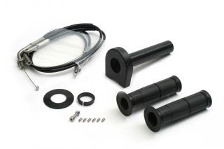 【4月11日入荷予定 受付中】ACTIVE(アクティブ) グロム GROM HONDA ホンダ スロットルキット TYPE-2 ブラック 巻取φ32 [ステン金具] 1074030SU
