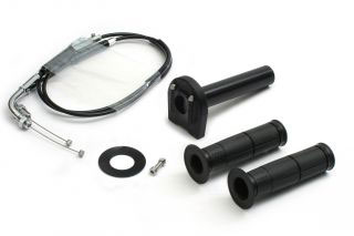 ACTIVE(アクティブ) グロム GROM HONDA ホンダ スロットルキット TYPE-3 ブラック 巻取φ40 [メッキ金具] 1077038