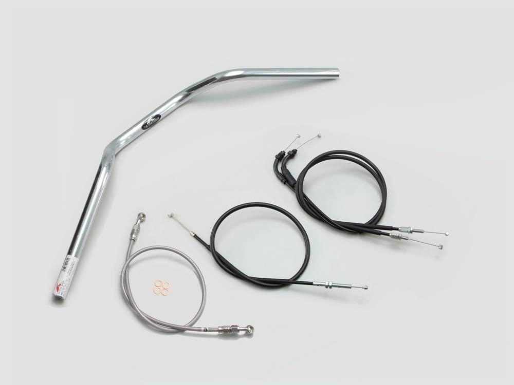 【×欠品中 要納期確認】ハリケーン ヨーロピアン2型 ハンドルSET [クロームメッキ] CB250R('18) H032-071C