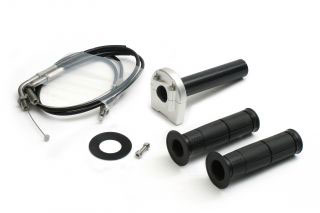 【在庫あり】ACTIVE(アクティブ) Z900RS Z1000 KAWASAKI カワサキ スロットルキット TYPE-3 シルバー 巻取φ32 [ステン金具] 1067968SU｜PartsBoxSystemJapan