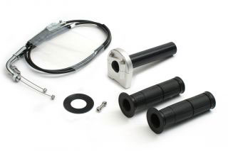 【在庫あり】ACTIVE(アクティブ) グロム GROM HONDA ホンダ スロットルキット TYPE-3 シルバー 巻取φ32 [メッキ金具] 1077029｜PartsBoxSystemJapan