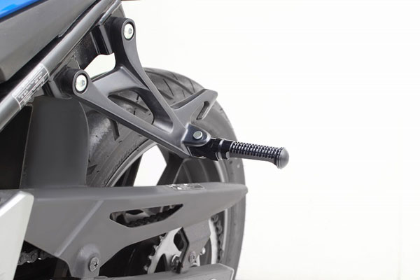 【4月11日入荷予定 受付中】ACTIVE(アクティブ) SUZUKI系 ステップバー (タンデム側) ブラック 17710003B