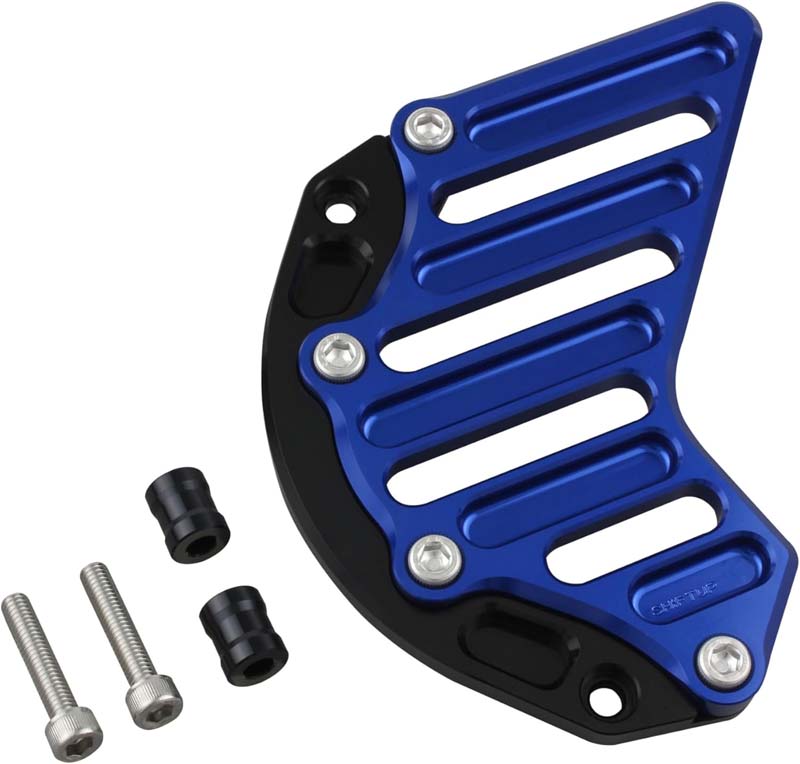 シフトアップ モンキー125 CT125 GROM ビレットスプロケットカバー ブラック/ブルー 260201-61