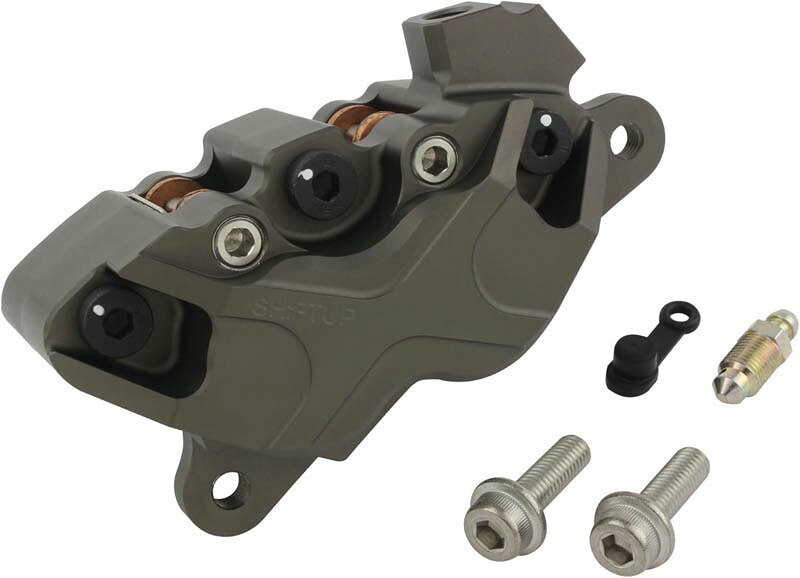 【4月18日出荷】シフトアップ モンキー125 CT125 GROM ブレーキ ビレット4podsキャリパー (スモークチタン) 290255-21