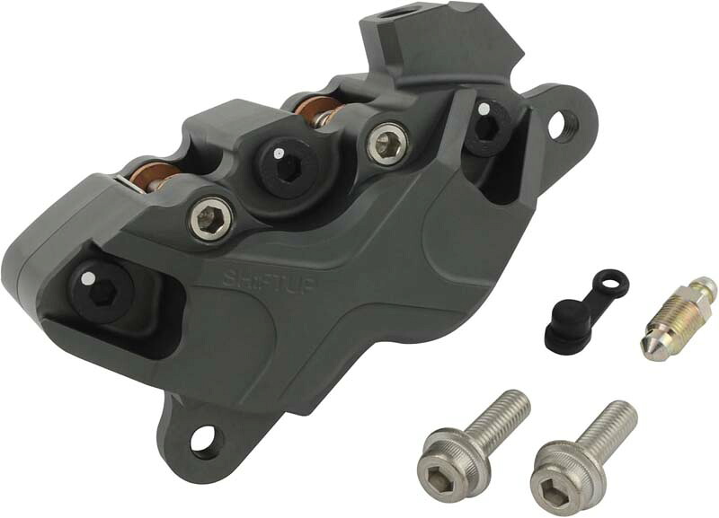 【7月22日出荷】シフトアップ モンキー125 CT125 GROM ブレーキ ビレット4podsキャリパー (スモークガンメタ) 290255-29｜PartsBoxSystemJapan