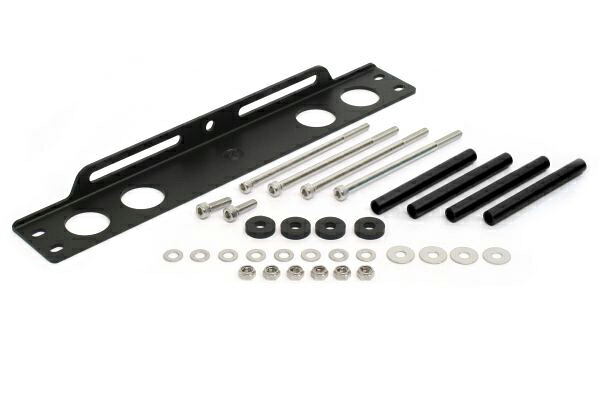 ACTIVE(アクティブ) GPZ750R GPZ900R KAWASAKI カワサキ ストレートオイルクーラーステーセット 9インチ13段 ブラック仕様 14057605B