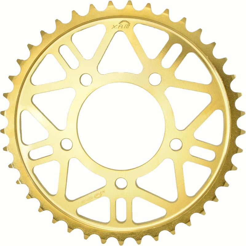 X.A.M Japan 520-MARCHESIN スプロケット リア タフライトスチール ゴールド 525-45T B5910R45G