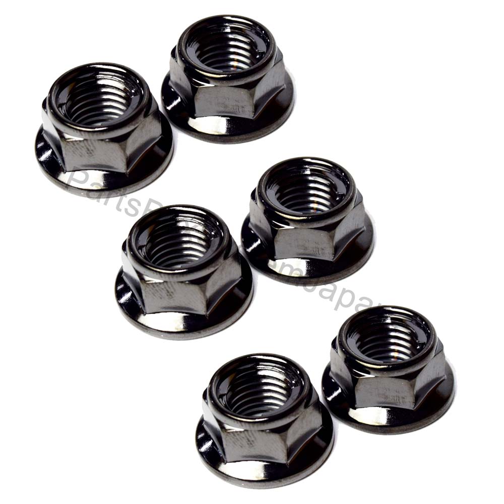 X.A.M Japan XAM シャインロックナット M10ブラック6P BN-SN10B-6P