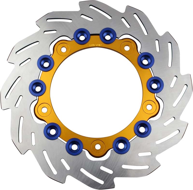 シフトアップ モンキー125 GROM DAX125 ブレーキ フロントウェーブディスクローター220mm (純正サイズ）GD/BL 290051-04