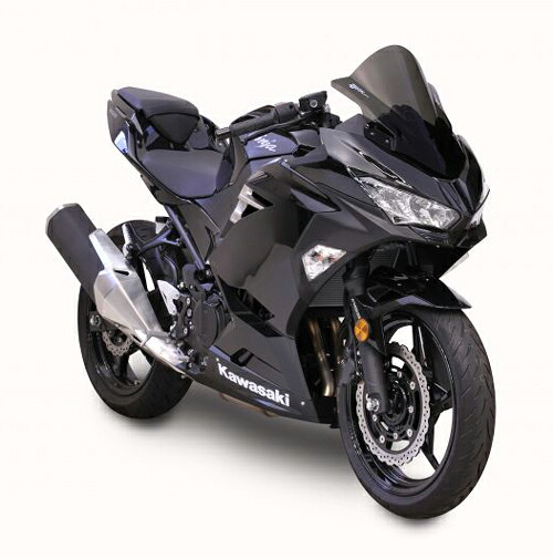 【在庫あり】ゼログラビティ ニンジャ250 ニンジャ400 KAWASAKI カワサキ スクリーン ダブルバブル[ダークスモーク] 1628319｜PartsBoxSystemJapan