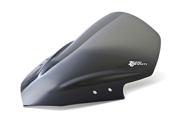 【在庫あり】ゼログラビティ ニンジャ250/300 KAWASAKI カワサキ スクリーン スポーツツーリング[スモーク] 2328202｜PartsBoxSystemJapan