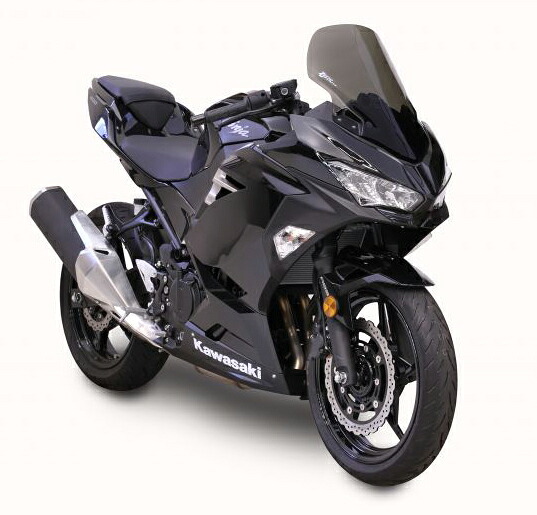 【在庫あり】ゼログラビティ ニンジャ250(ABS) ニンジャ400(ABS) KAWASAKI カワサキ スクリーン スポーツツーリング[スモーク] 2328302｜PartsBoxSystemJapan