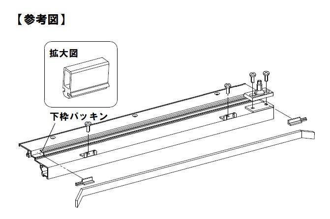 楽天市場】パナソニック Panasonic 下枠前カバーセット L680 白用 RLXGVGB511Z : パーツコムストア