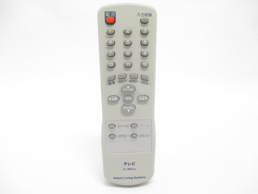 楽天市場】【純正品・新品】日立テレビ用の純正リモコン☆1個