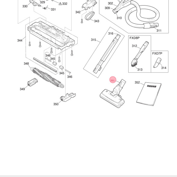 三菱 MITSUBISHI 掃除機 パワーブラシ ヘッド 吸込口 M11E32490|パーツコムストア