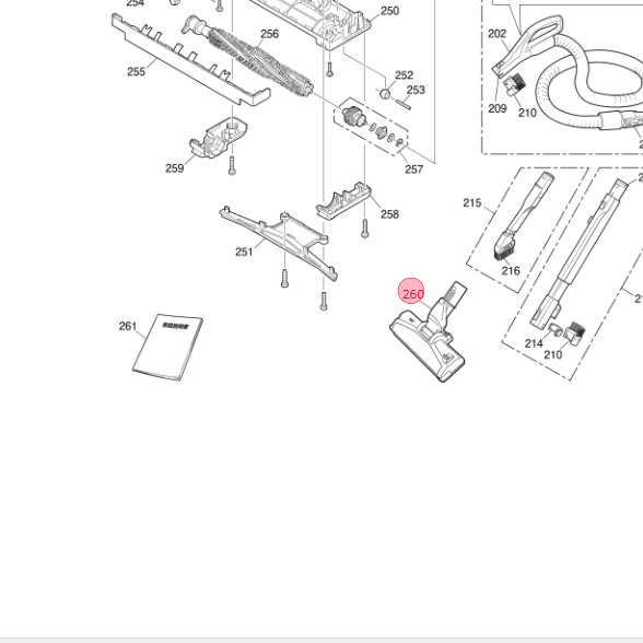 三菱 MITSUBISHI 掃除機 パワーブラシ ヘッド 吸込口 M11E45490｜パーツコムストア