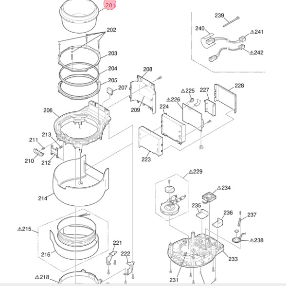 三菱 MITSUBISHI ジャー炊飯器 内釜 内なべ 内鍋 M15X16340|パーツコムストア