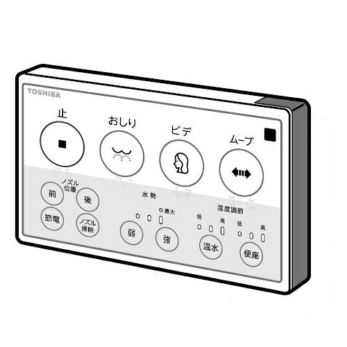 東芝 TOSHIBA 温水洗いもの便座 遠隔操作 50471648