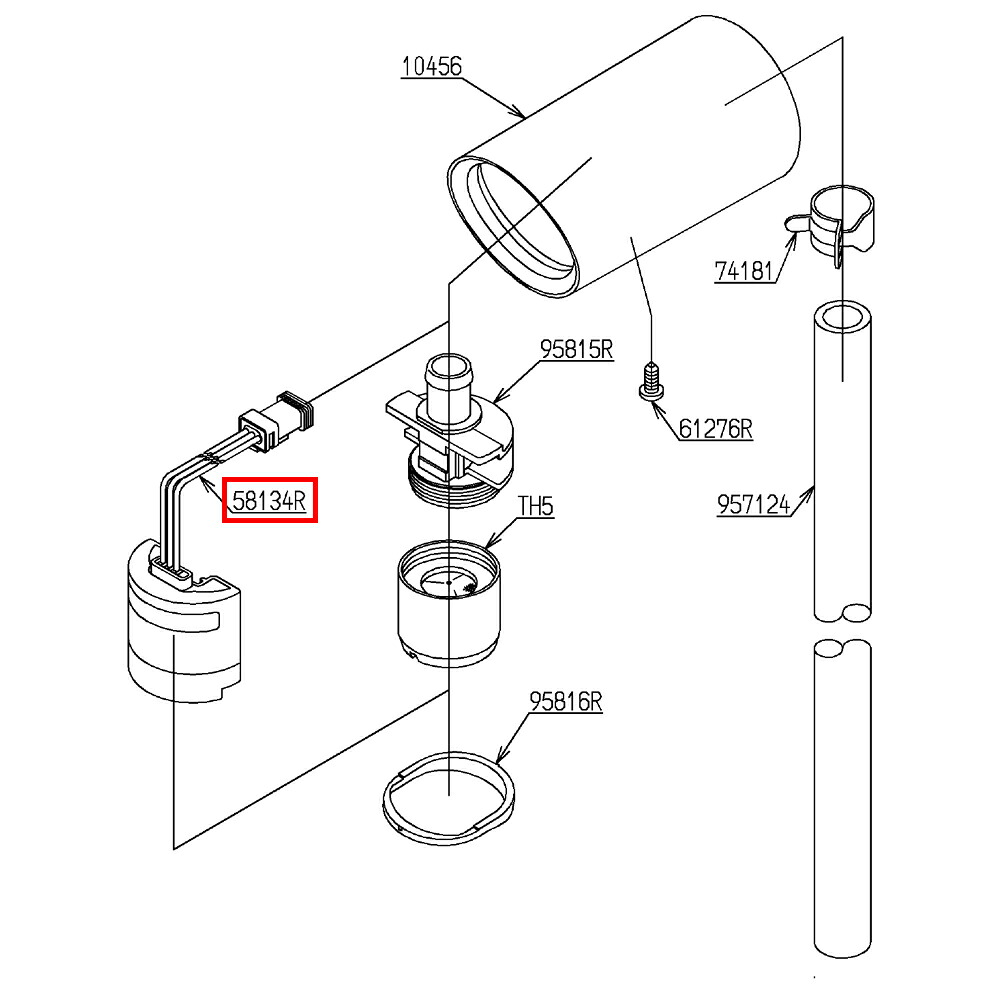TOTO 幼児用便器 光電検知器 TH58134R