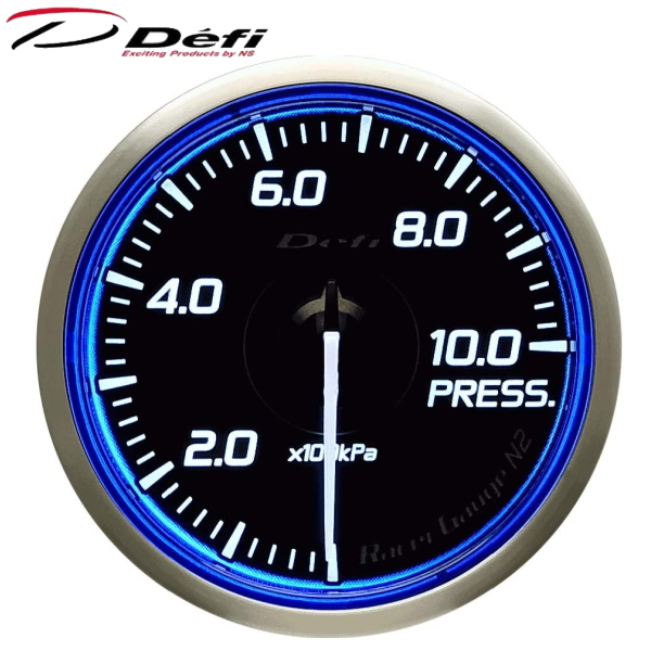 バーゲンセール 売り込み Defi Racer Gauge N2 60φ青油圧計 圧力計 0〜1000kPa 2600uk.com 2600uk.com