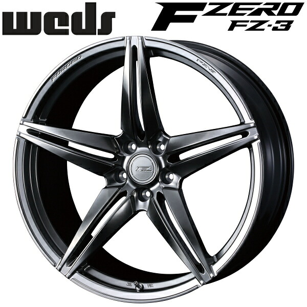 Weds F ZERO FZ-3 ダイヤモンドブラック ホイール1本価格9.0J-21インチ 5穴/PCD114.3 インセット+35 ハブ径:73φ 座面形状:M12 60°テーパー座専用【代引不可】|PartsDepot