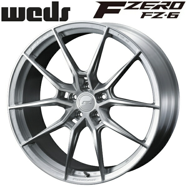 Weds F ZERO FZ-6 ブラッシュド ホイール1本価格8.5J-20インチ 5穴/PCD112 インセット+38 ハブ径:66.5φ 座面形状:M12 60°テーパー座、M14 60°テーパー座【代引不可】|PartsDepot
