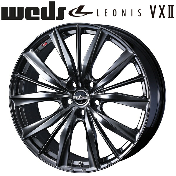 Weds LEONIS VX II クラシカルガンメタ ホイール4本セット8.0J-21インチ 5穴/PCD114.3 インセット+39 ハブ径:60φ 座面形状:M14 14R球面座専用【代引不可】|PartsDepot