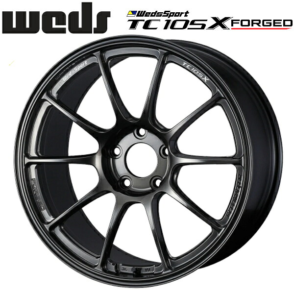WedsSport TC105X FORGED EJチタン ホイール1本価格9.5J-19インチ 5穴/PCD114.3 インセット+38 ハブ径:73φ 座面形状:M12 60&deg;テーパー座、M14 60&deg;テーパー座【代引不可】｜PartsDepot 57,420円