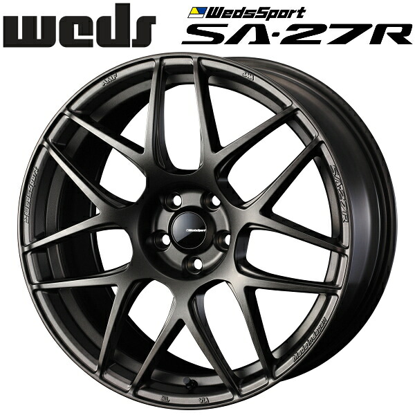 WedsSport SA-27R EJブロンズ ホイール4本セット8.0J-18インチ 5穴/PCD114.3 インセット+42 ハブ径:73φ 座面形状:M12 60°テーパー座、M14 60°テーパー座【代引不可】|PartsDepot