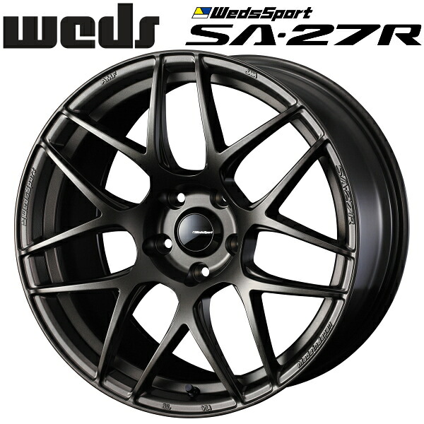 WedsSport SA-27R EJブロンズ ホイール1本価格9.5J-18インチ 5穴/PCD100 インセット+45 ハブ径:65φ 座面形状:M12 60°テーパー座、M14 60°テーパー座【代引不可】|PartsDepot