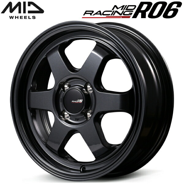 17インチホイール 7j+42? 楽天市場】MID RACING R06 17インチ 7.5J PCD:100 穴数:4 inset