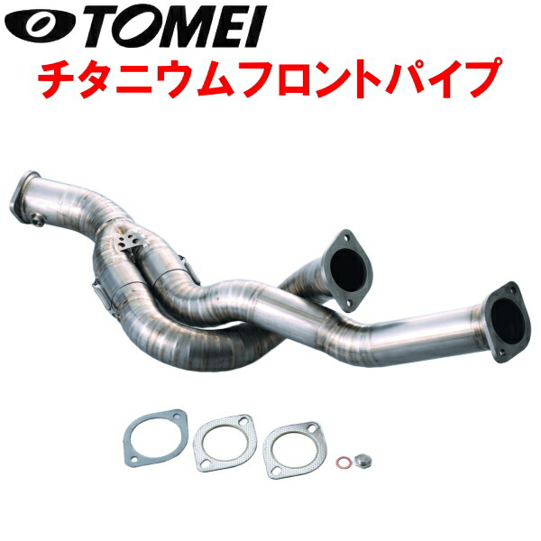 TOMEIチタニウムフロントパイプ BNR32/BCNR33/BNR34スカイラインGT-R RB26DETT【代引不可】