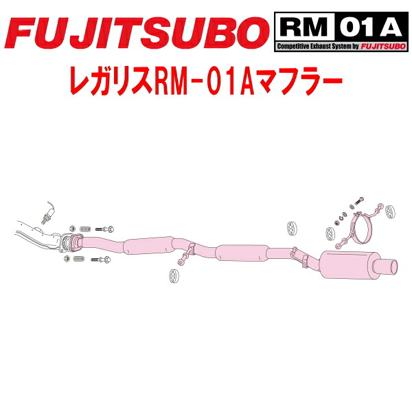 フジツボ レガリスRM-01AマフラーGH-GDBインプレッサWRX STi EJ20 アプライドモデルC～D型 2002/11～2004/6【代引不可・個人宅配送不可】｜PartsDepotマフラー