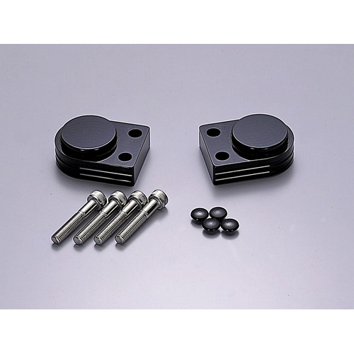 HURRICANE HB0644B ハンドルアップスペーサーH18 ブラックアルマイト バイク トップブリッジ・ステアリングステム 6,919円