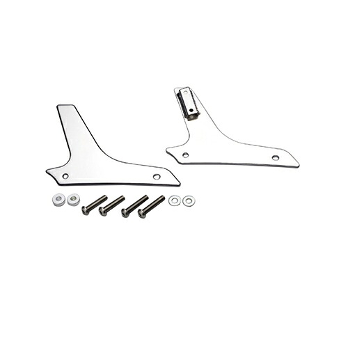 HURRICANE HA6415-01 シーシーバー プレート クロームメッキ バイク 外装 タンデムバー・バックレスト|パーツダイレクト店